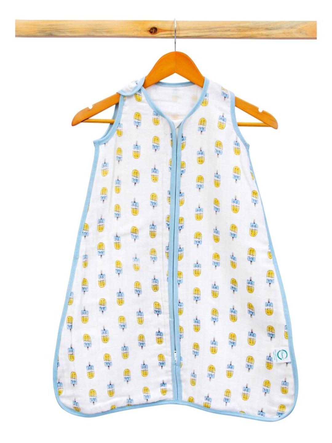 

THEONI Infant Kids Printed Organic Cotton Sleeping Bag, White