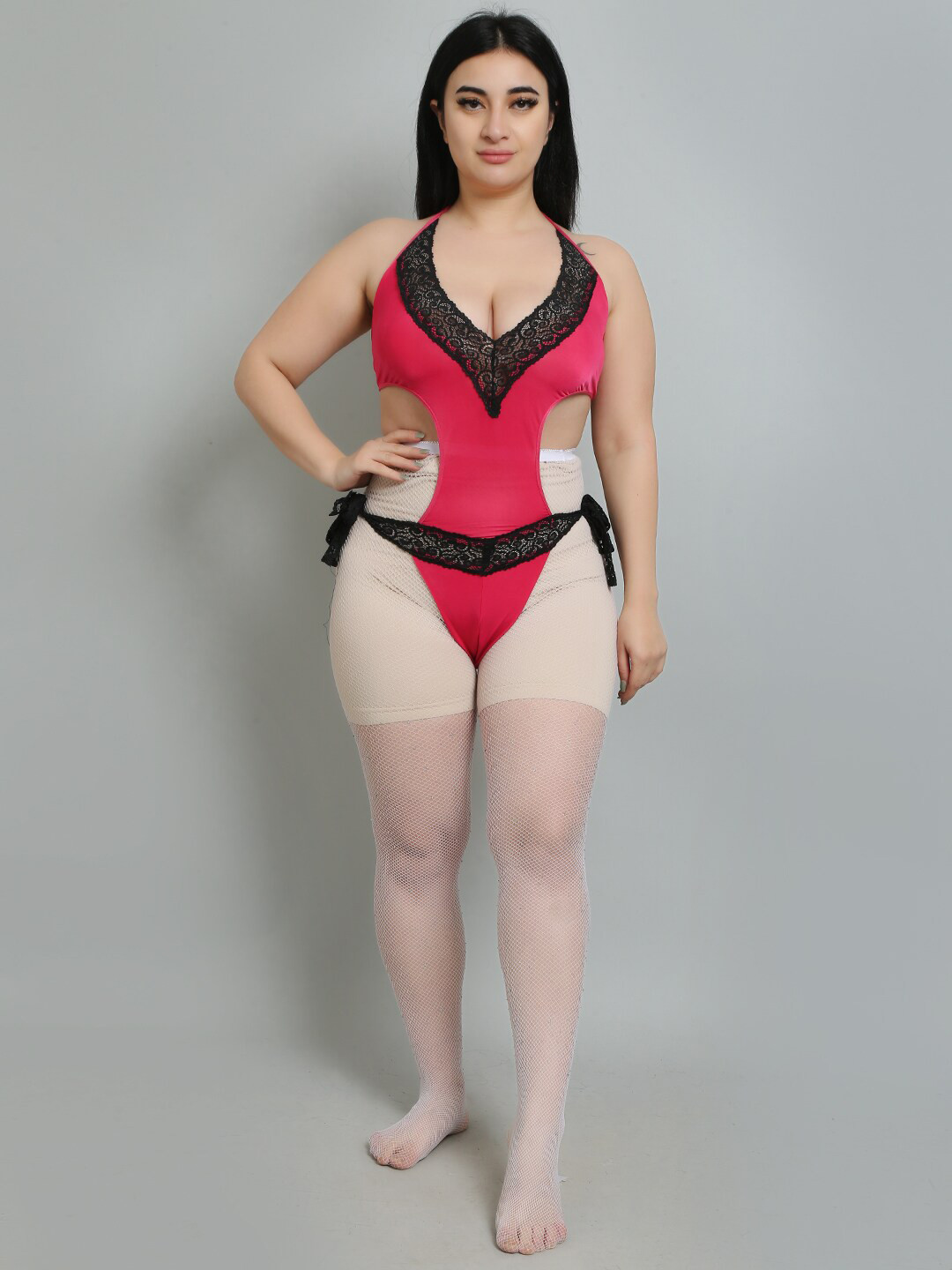 

Hill Islands Halter Neck Baby Doll, Red