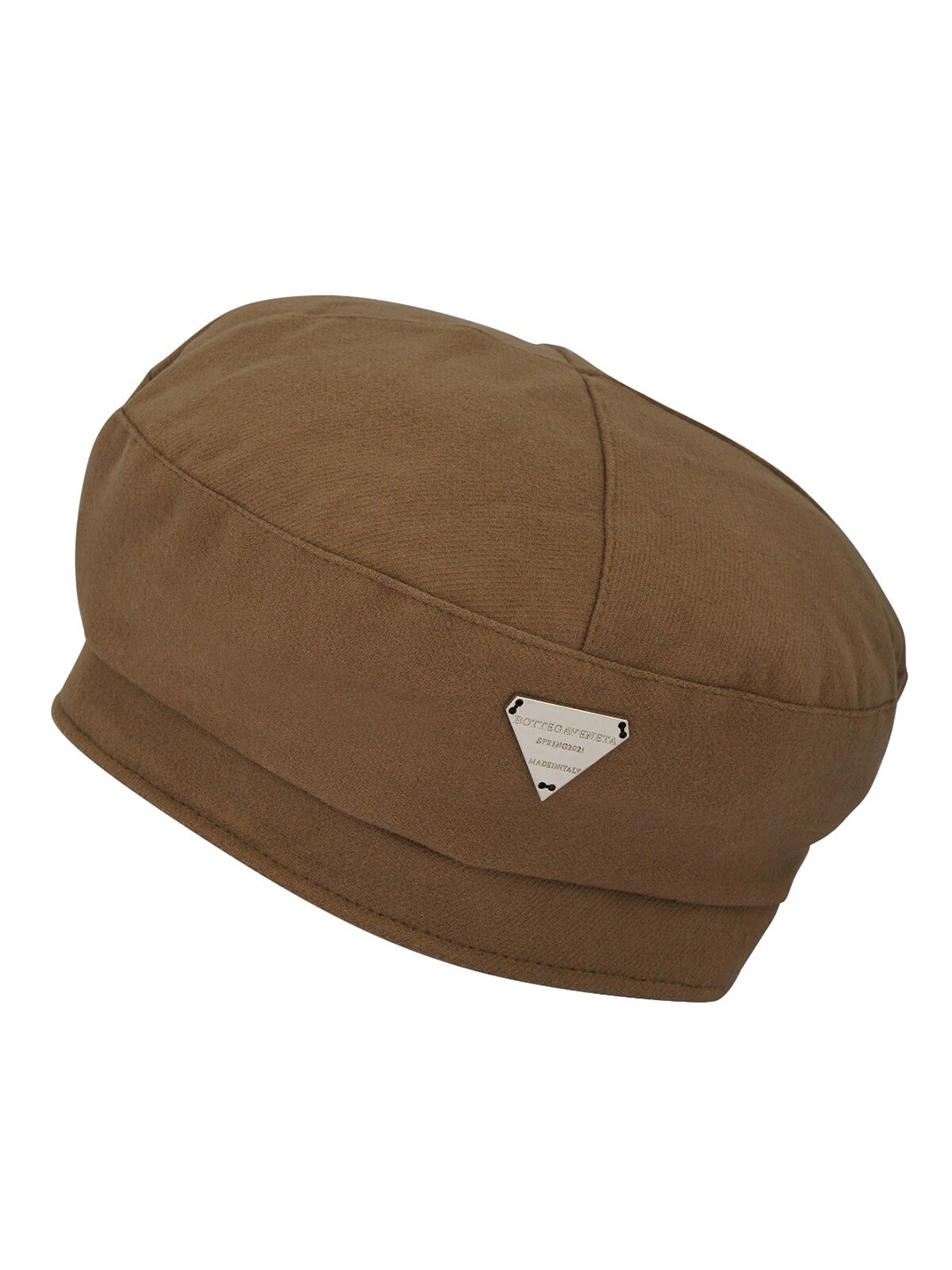 

iSWEVEN Women Cotton Ascot Cap, Brown