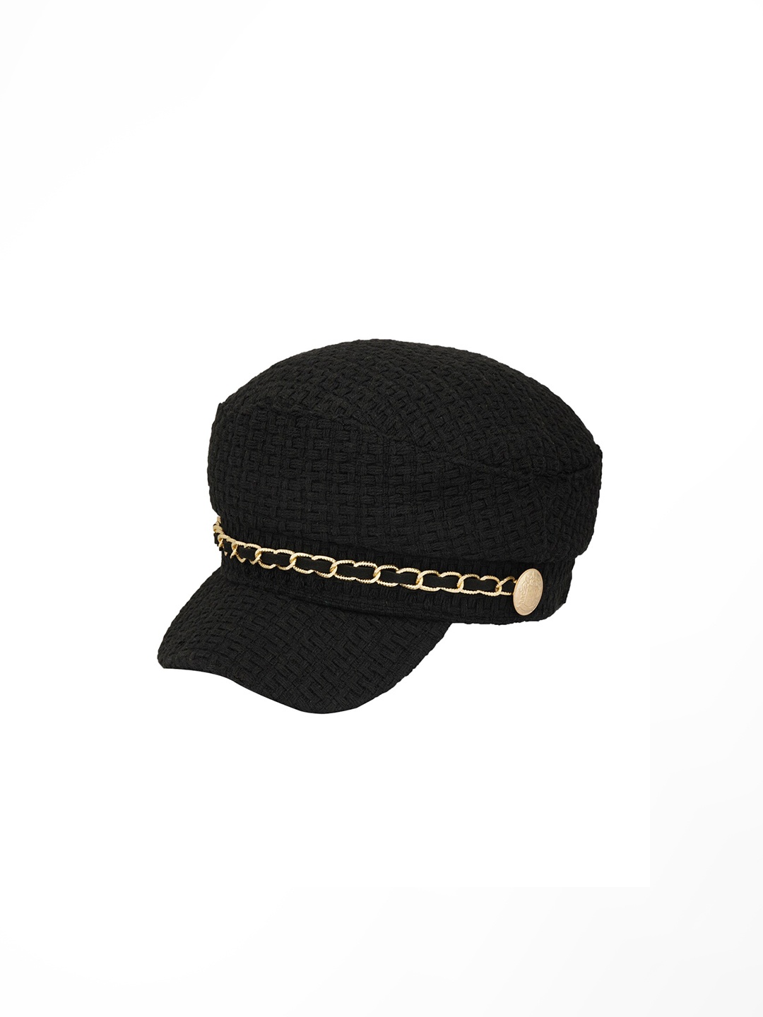 

iSWEVEN Women Cotton Visor Cap, Black