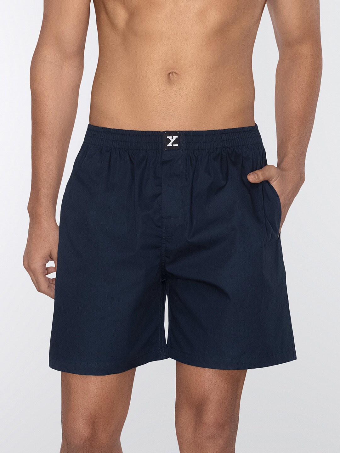 

XYXX Men Pace IntelliFresh Super Combed Cotton Boxers, Navy blue