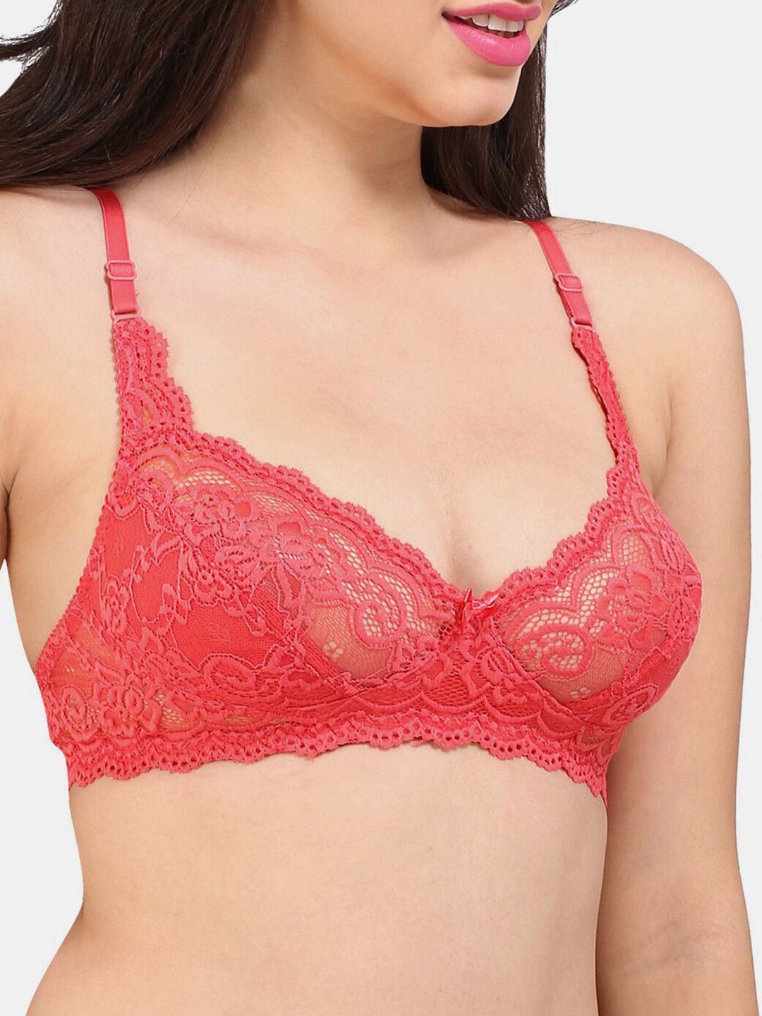 

Bralux Non Padded Wirefree Everyday Bra, Coral