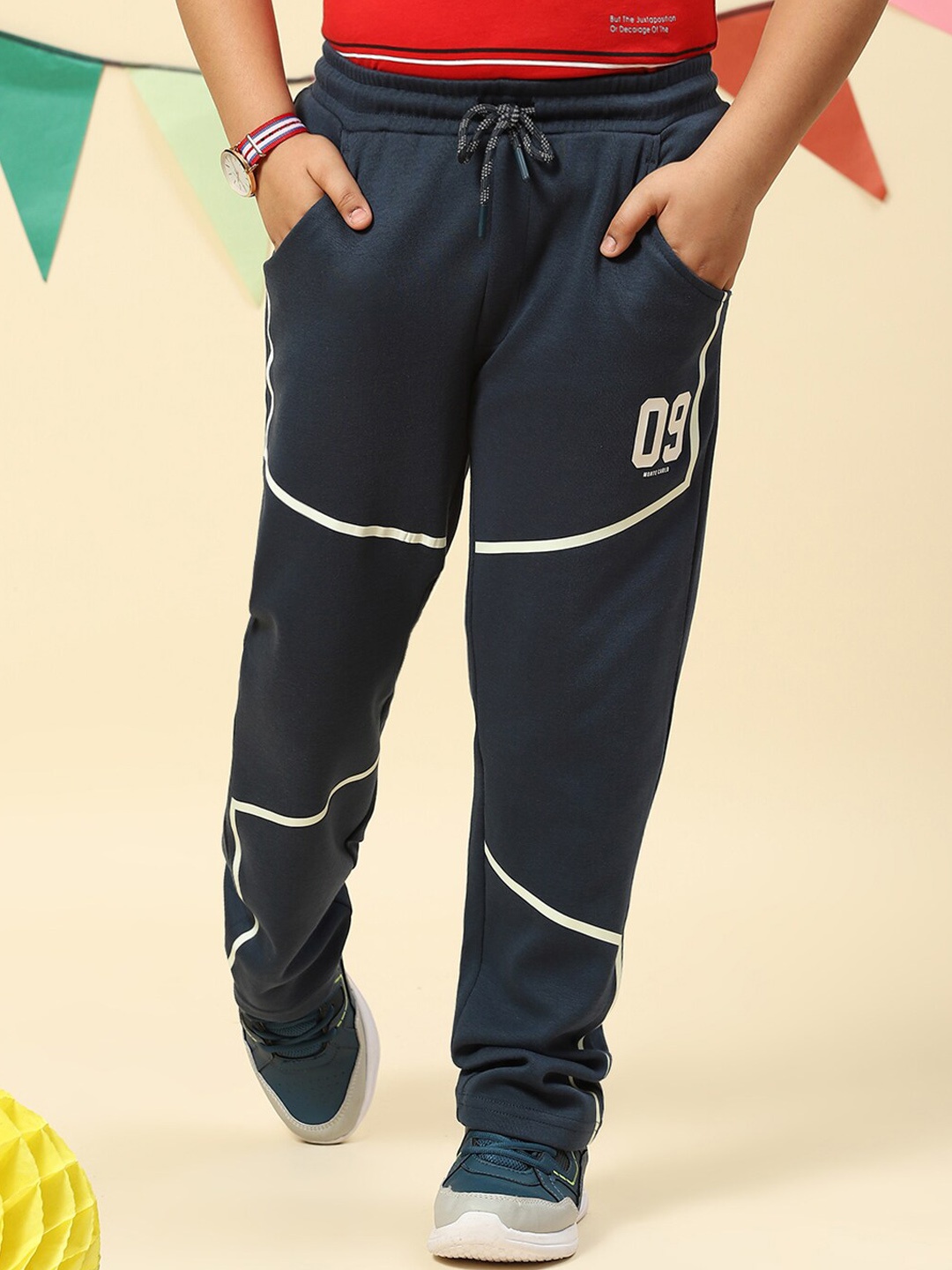 

Monte Carlo Boys Regular Fit Track Pants, Blue