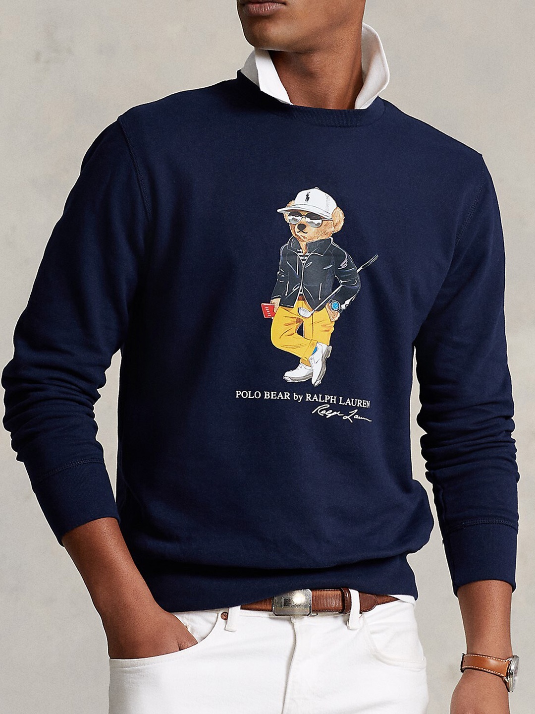 

Polo Ralph Lauren Humour & Comic Printed Fleece Sweatshirts, Navy blue