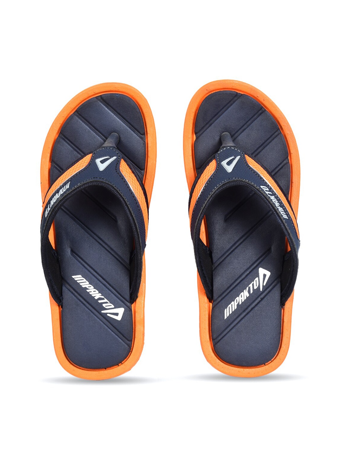 

IMPAKTO Boys Comfortable Thong Flip-Flops, Navy blue