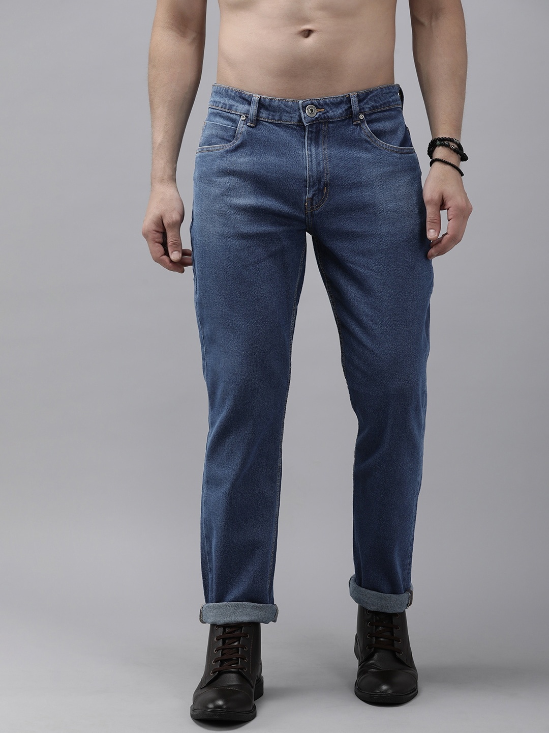 

Roadster Men Blue Slim Fit Mid-Rise Clean Look Jeans
