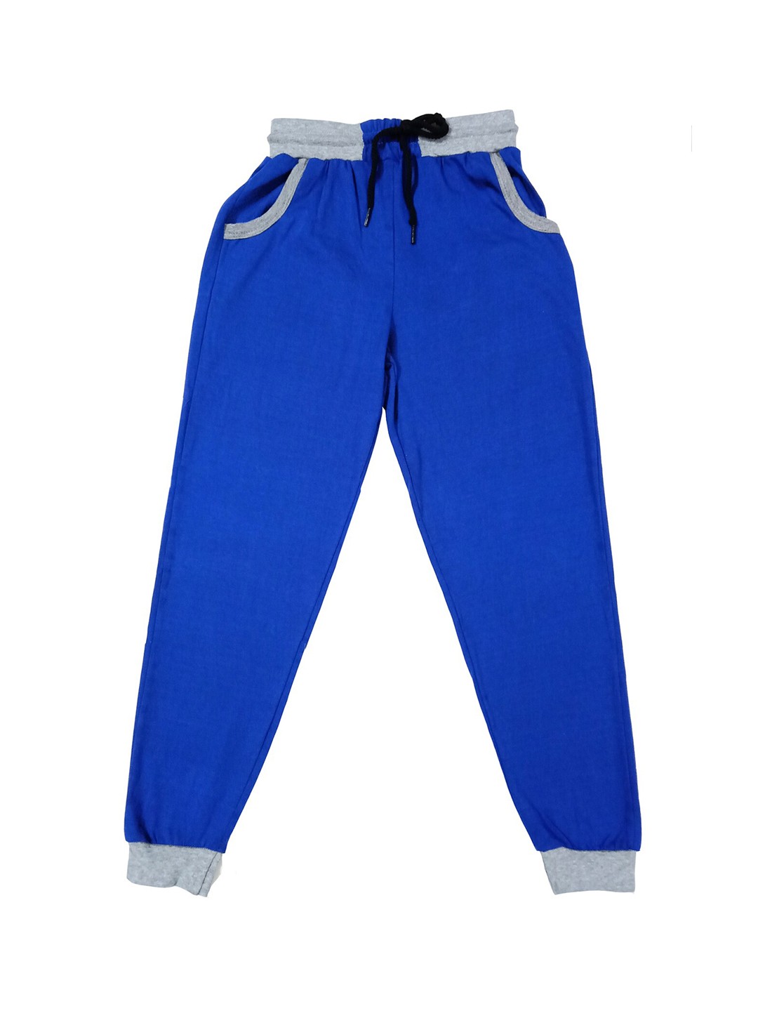 

IndiWeaves Boys Cotton Mid-Rise Joggers, Blue