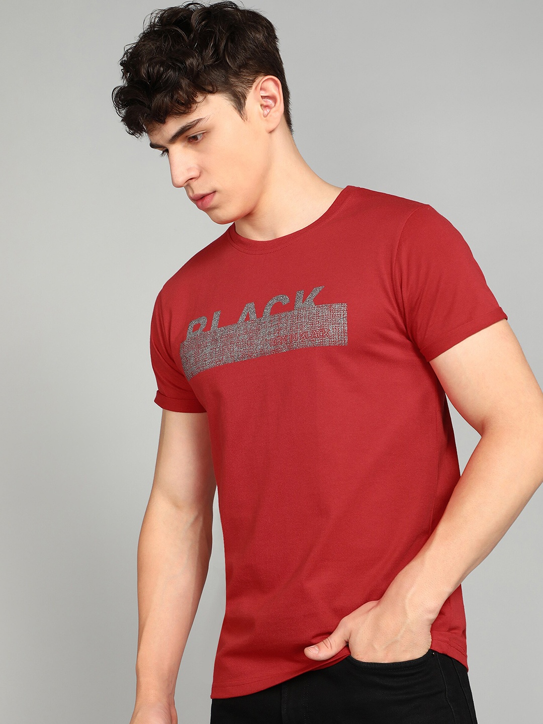 

Luke & Lilly Typography Printed Cotton T-shirt, Red