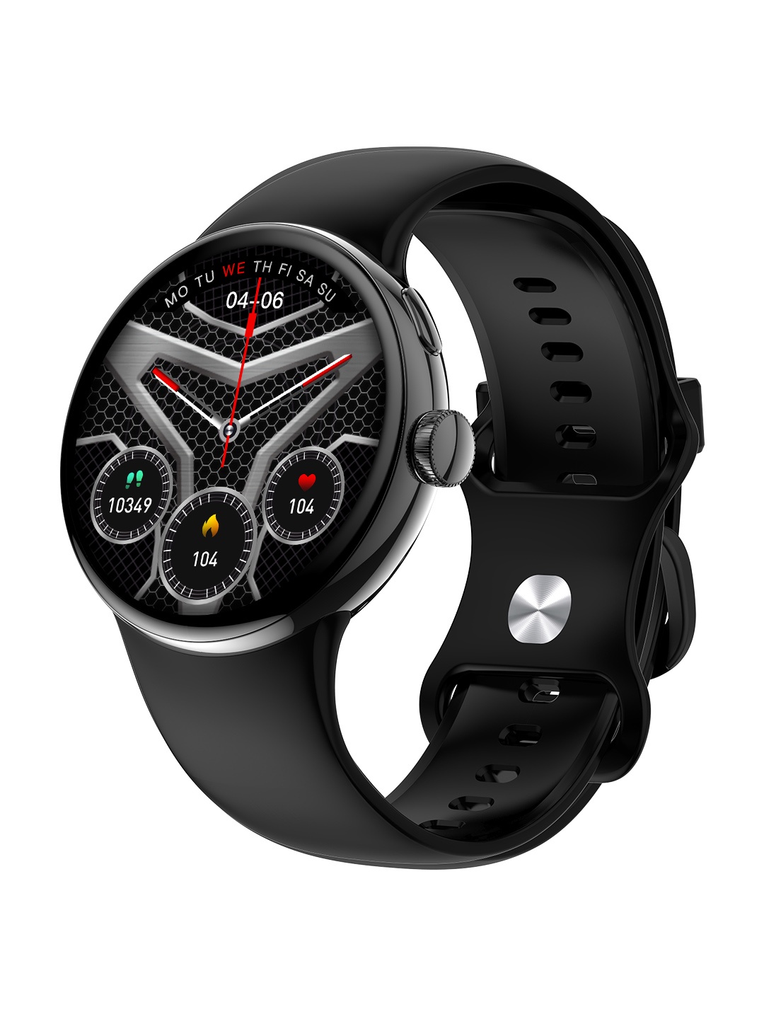 

Fire-Boltt Rock 1.3'' AMOLED Display Bluetooth Calling Smartwatch, Black