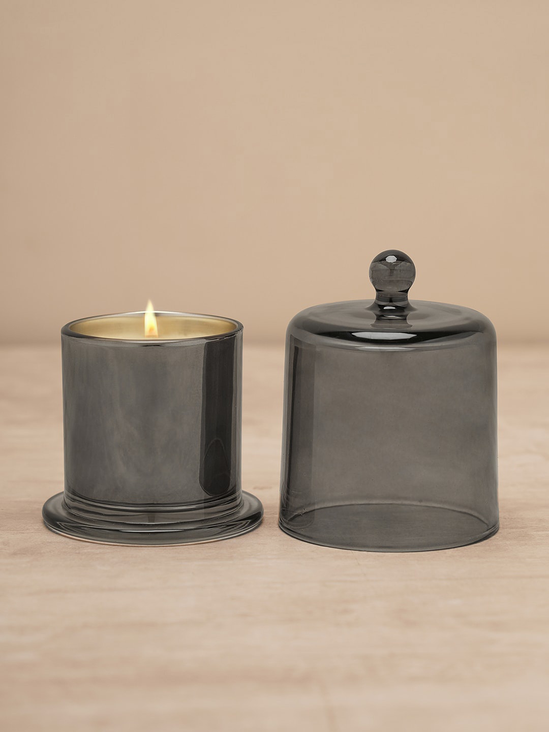 

Pure Home and Living Black Jasmine Bell Jar Candle