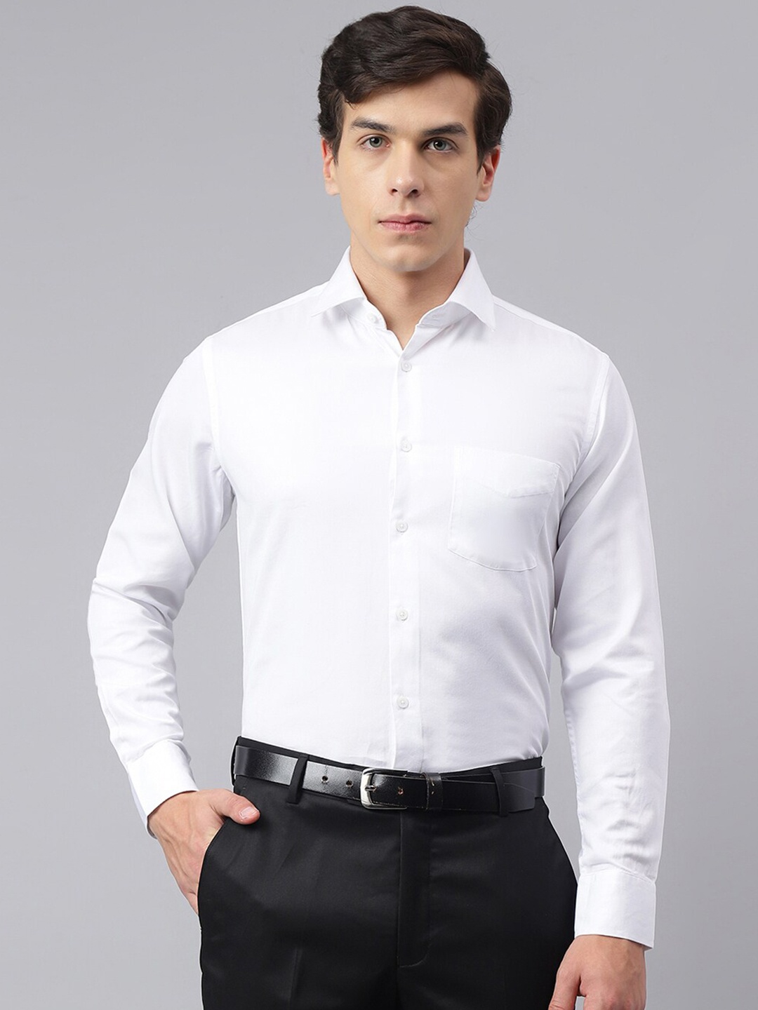 

Richlook Standard Opaque Formal Shirt, White