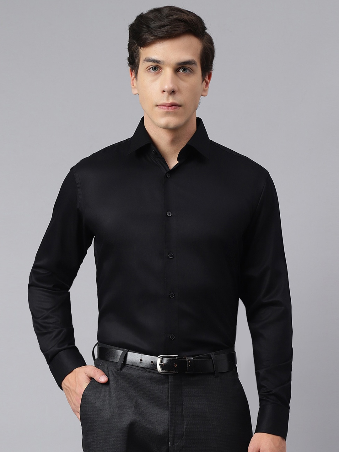 

Richlook Standard Opaque Party Shirt, Black