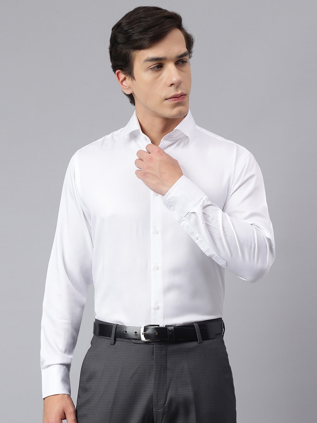 

Richlook Standard Opaque Formal Shirt, White