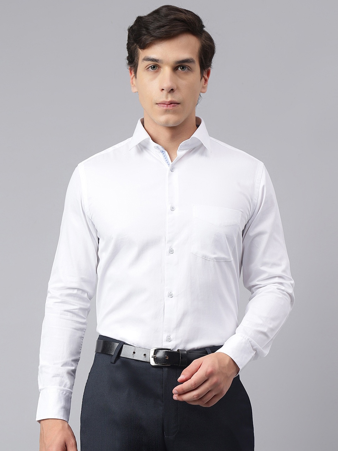 

Richlook Standard Opaque Formal Shirt, White