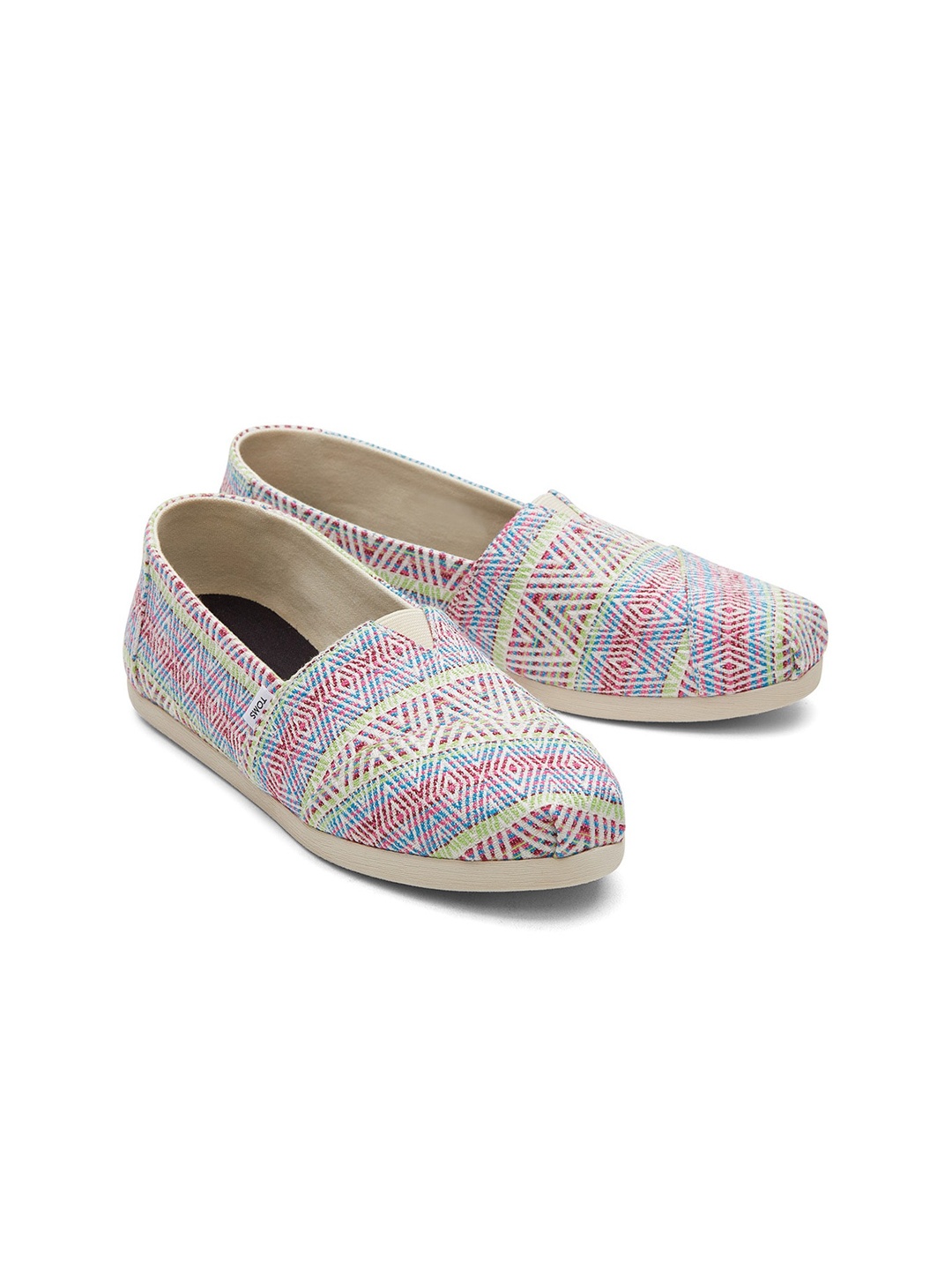 

TOMS Women Printed Lightweight & OrthoLite EcoLT-Hybrid Slip-On Sneakers, Beige