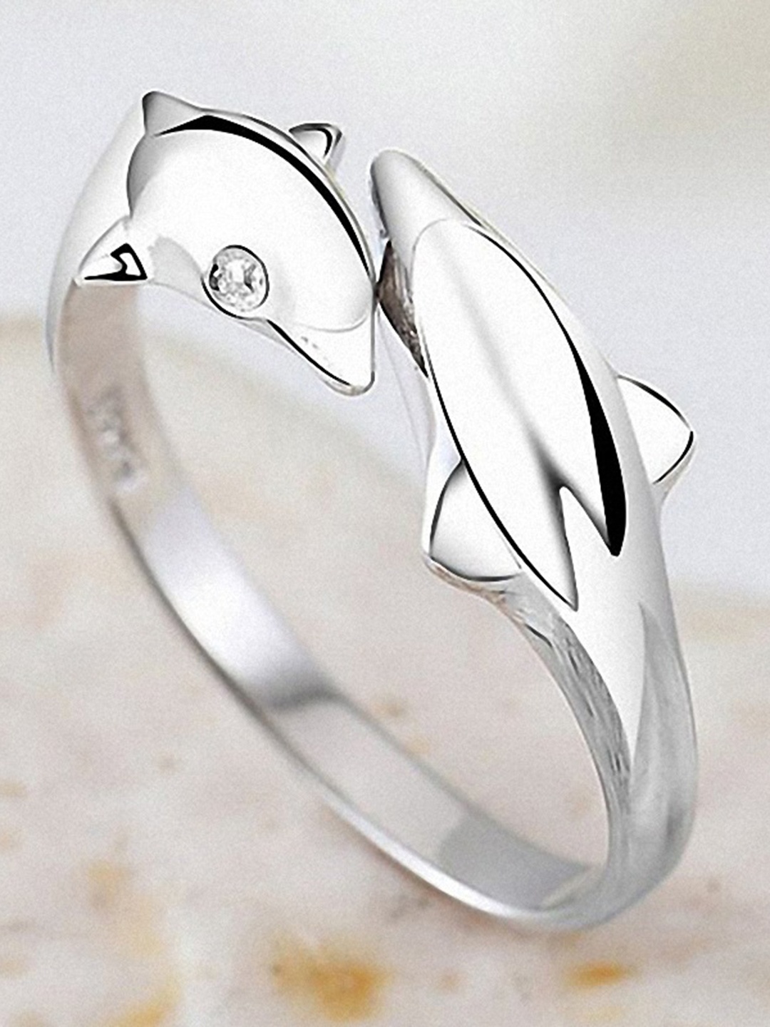 

MYKI Silver-Plated Finger Ring
