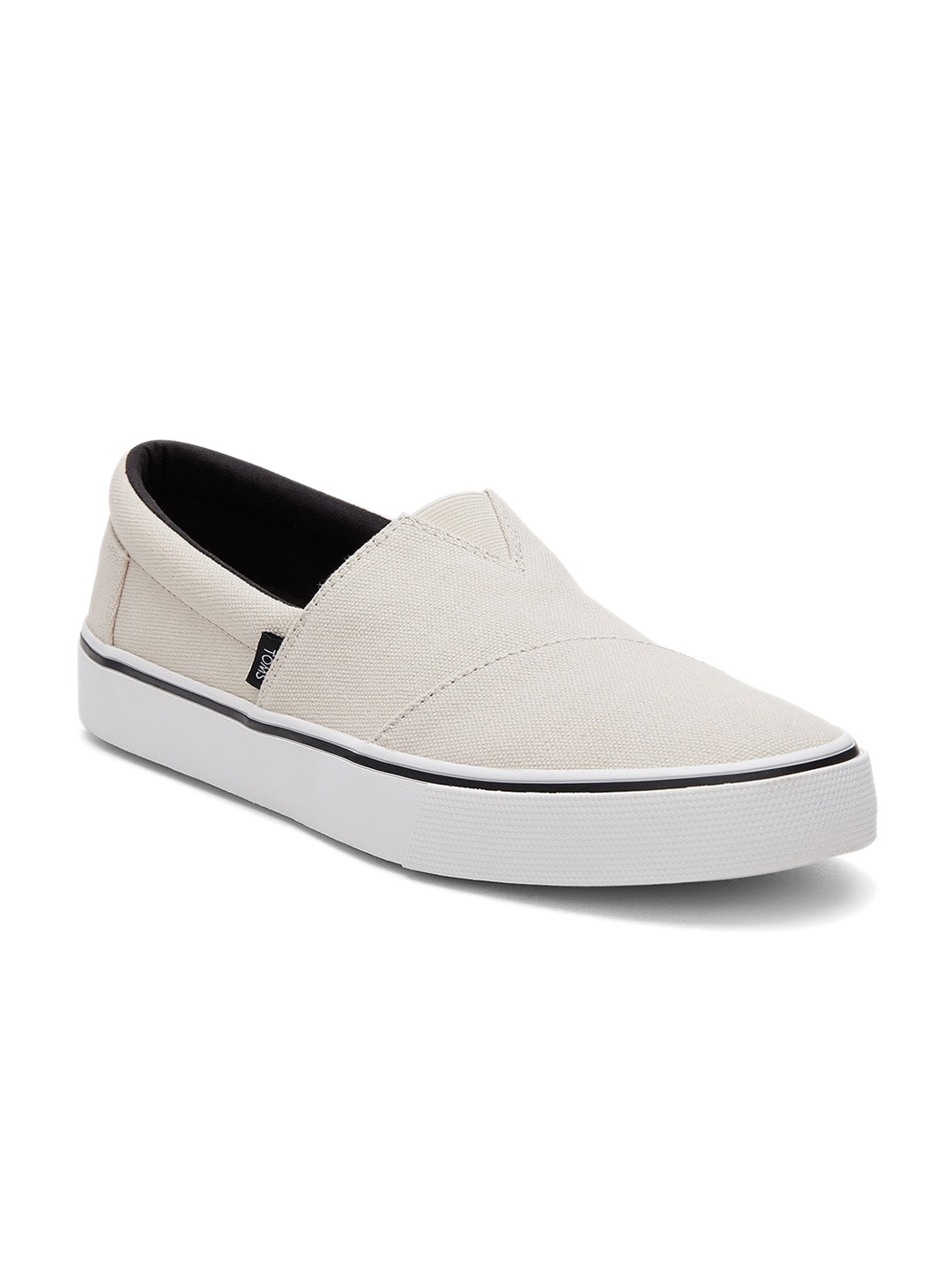 

TOMS Men Textured Lightweight Slip-On Sneakers, Beige