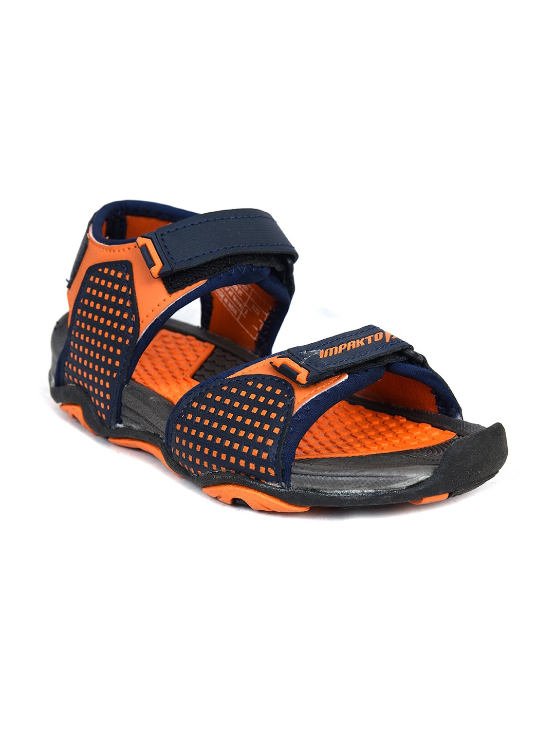 

IMPAKTO Boys Printed Comfort Sandals, Orange