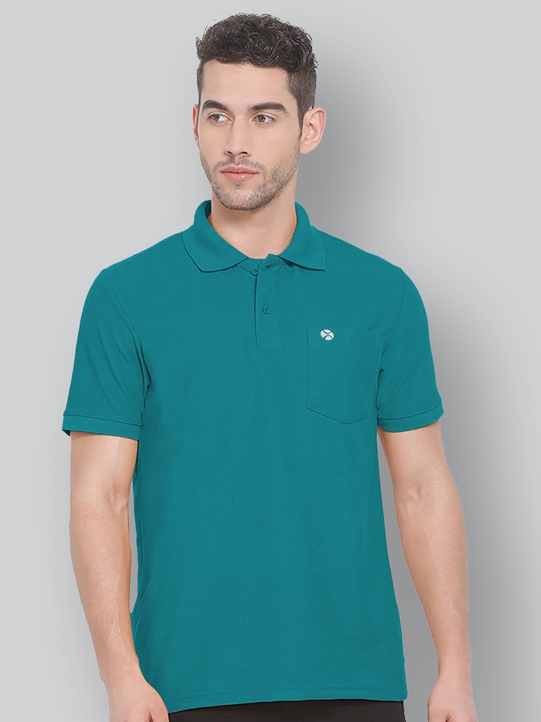 

LUX NITRO Polo Collar Anti Odour Pockets T-shirt, Teal