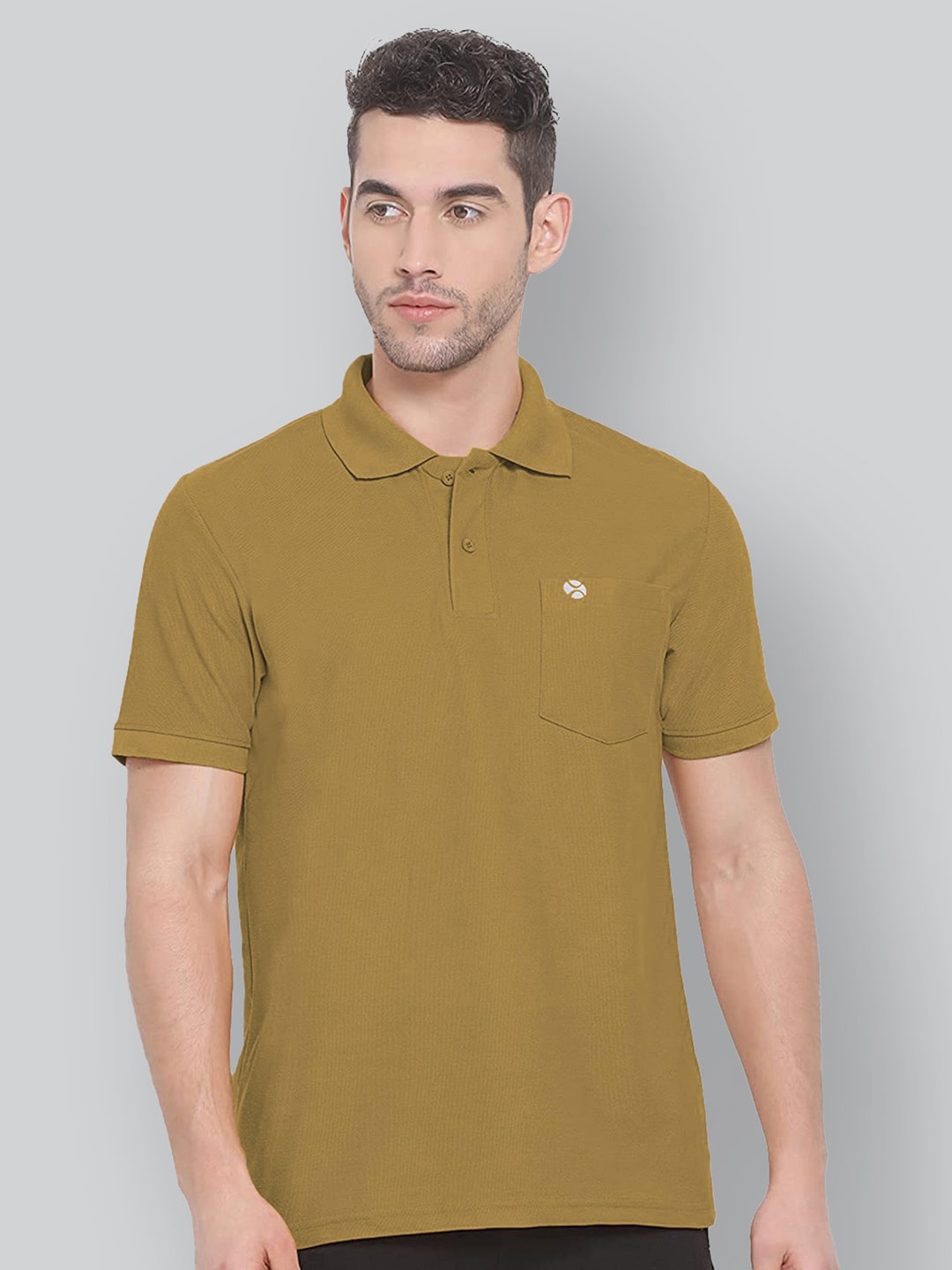 

LUX NITRO Half Sleeve Anti Odour Polo T-shirt, Brown