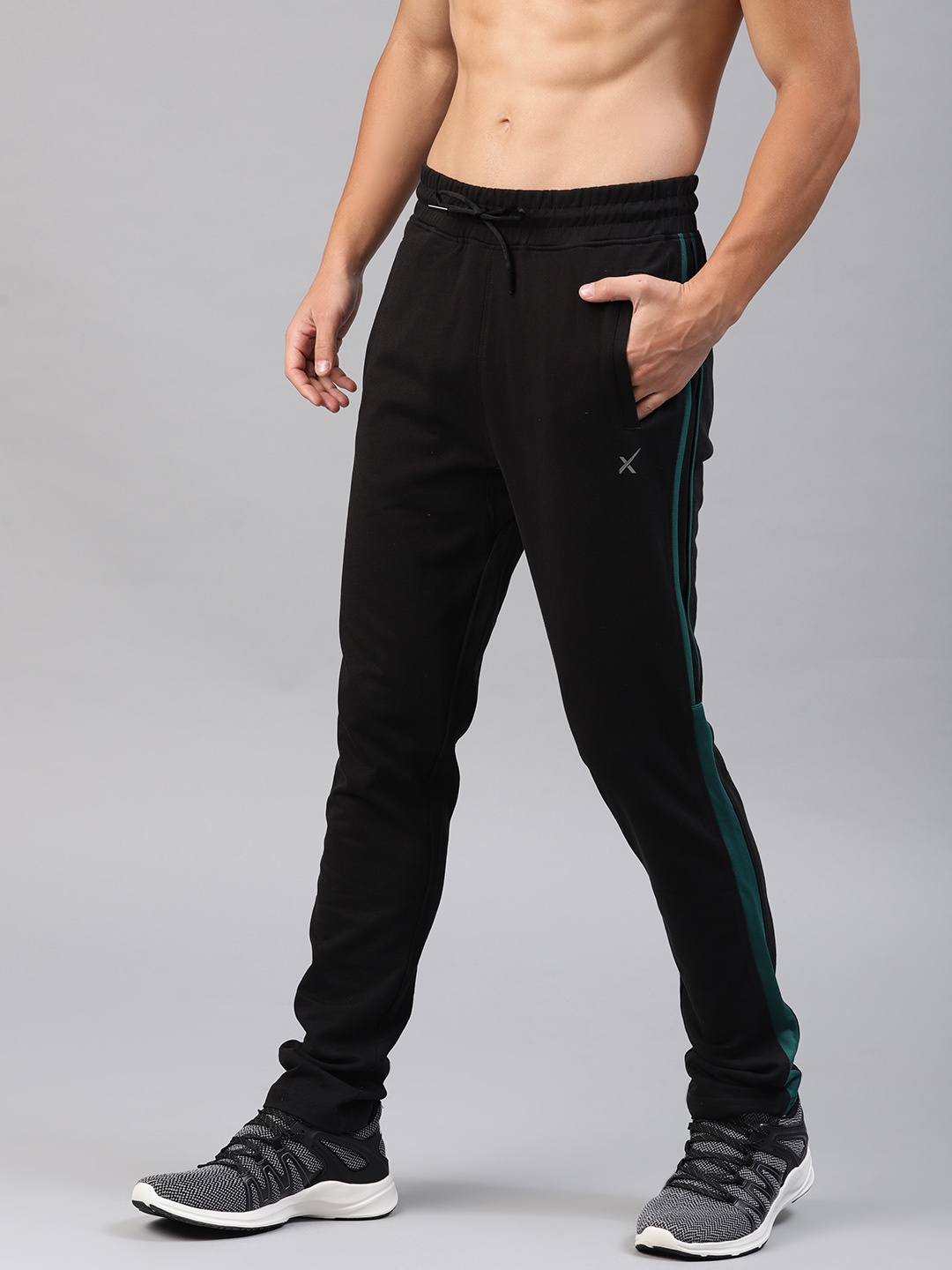 

HRX by Hrithik Roshan Black Active Track Pants