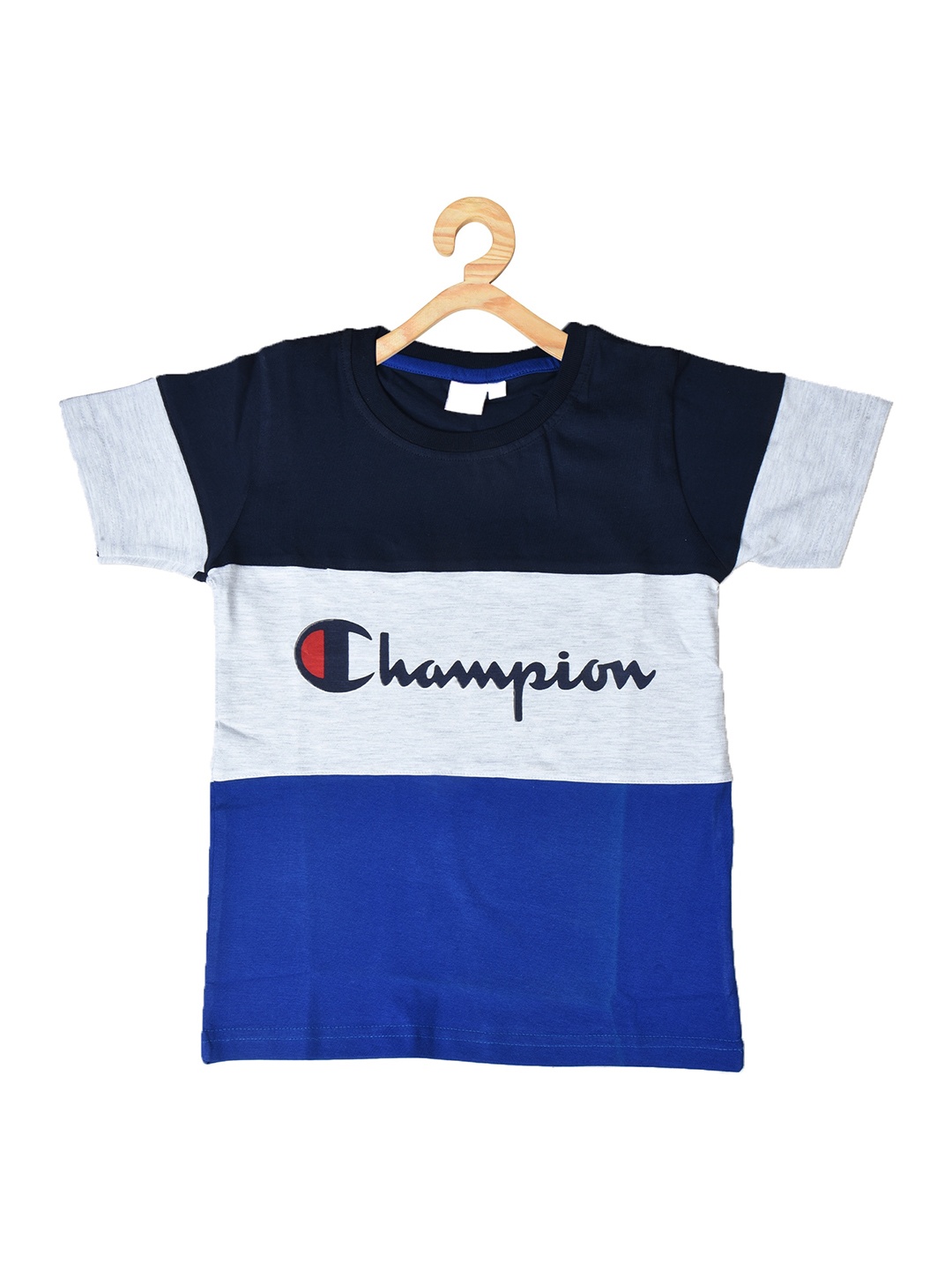 

POMY & JINNY Boys Striped Cotton T-shirt, Navy blue