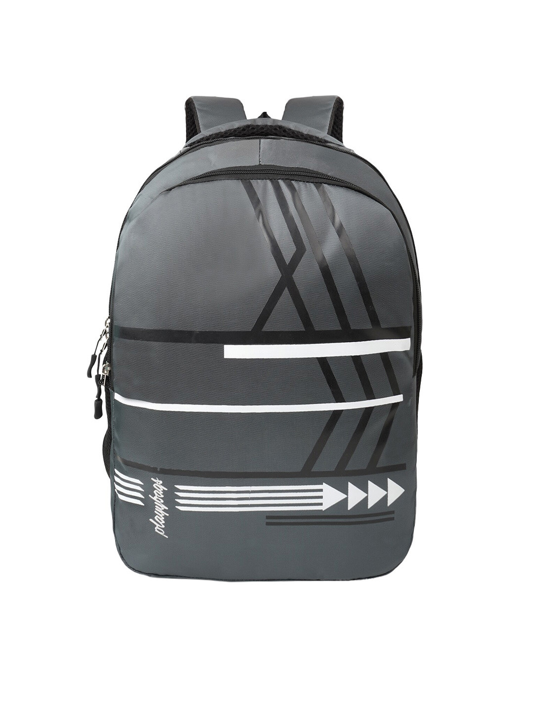 

PLAYYBAGS Water Resistant Large Backpack With Rain Cover, Grey