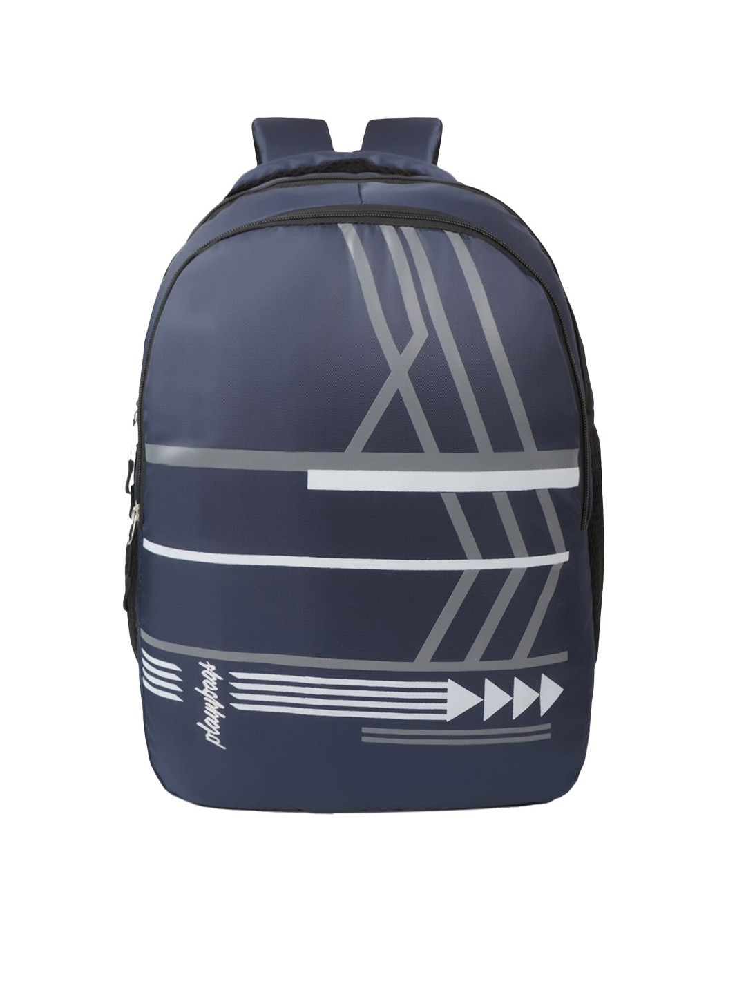 

PLAYYBAGS Water Resistant Large Backpack With Rain Cover, Navy blue