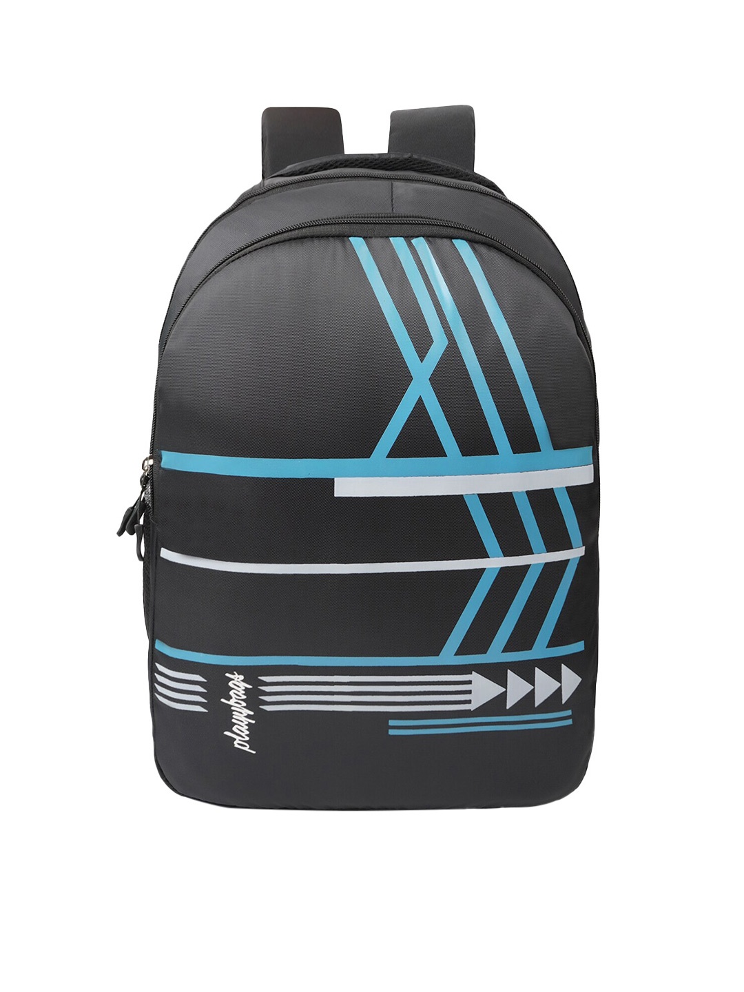 

PLAYYBAGS Water Resistant Large Backpack With Rain Cover, Black