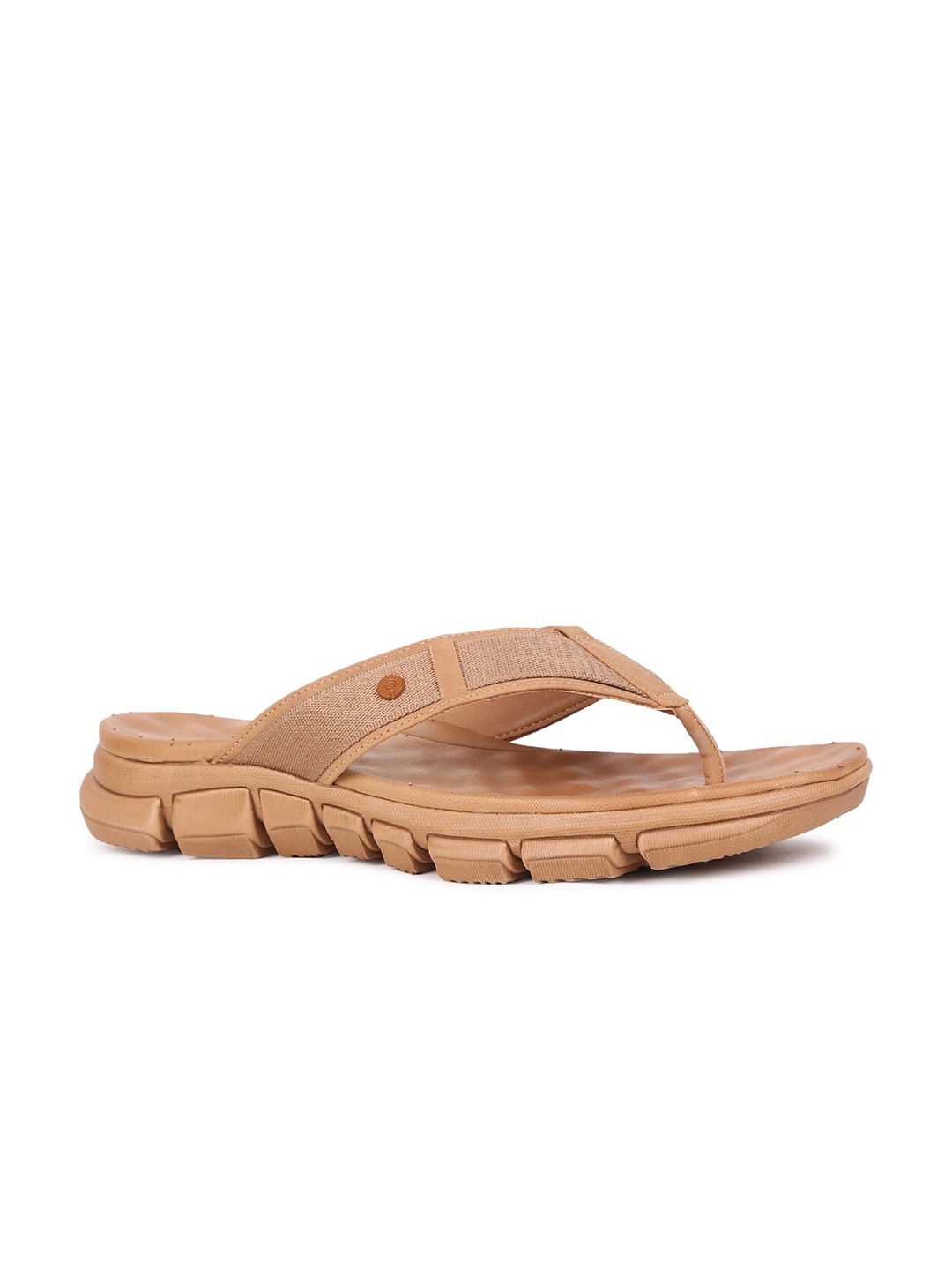 

Bata comfit Men Textured Thong Flip-Flops, Tan