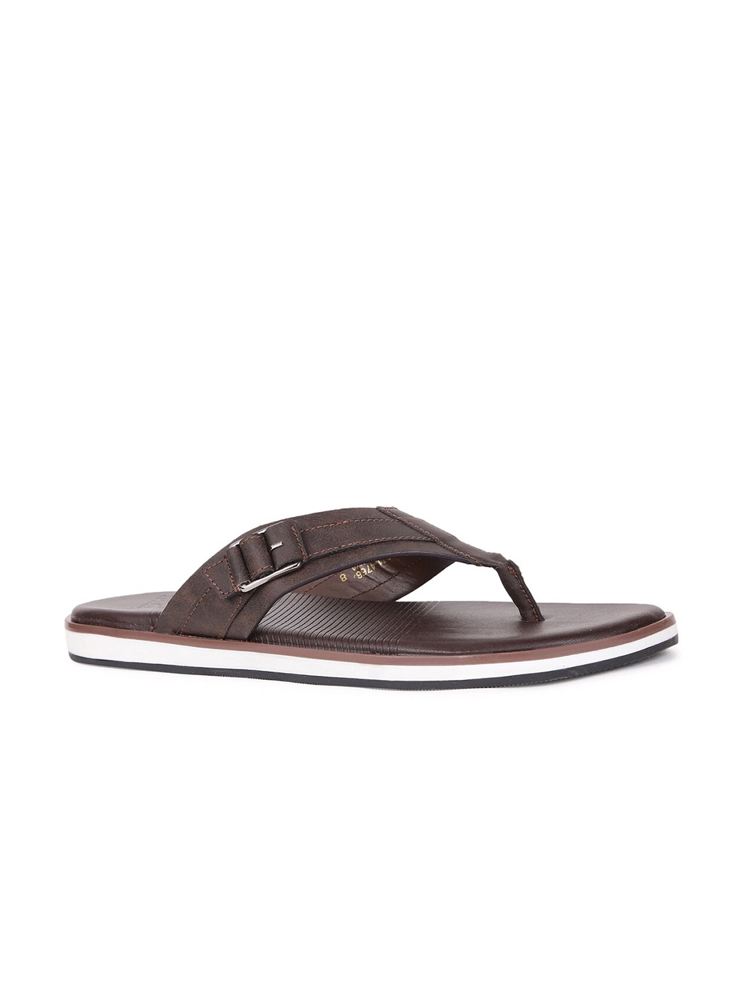 

Bata Men Textured Thong Flip-Flops, Brown