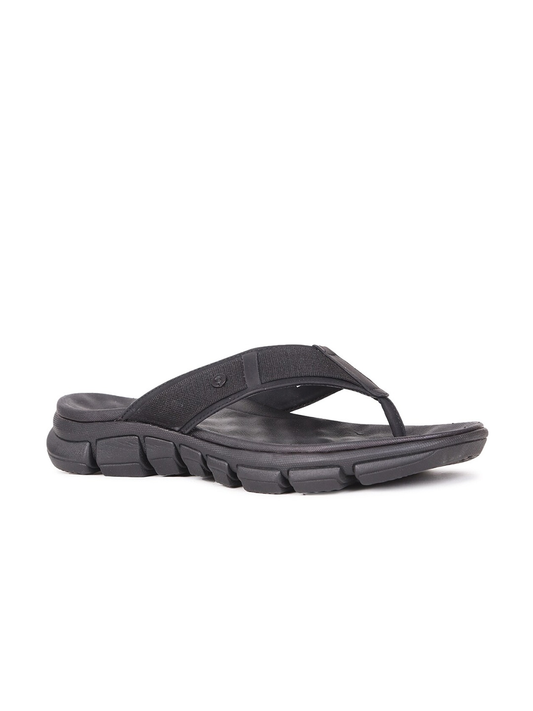 

Bata comfit Men Textured Thong Flip-Flops, Black