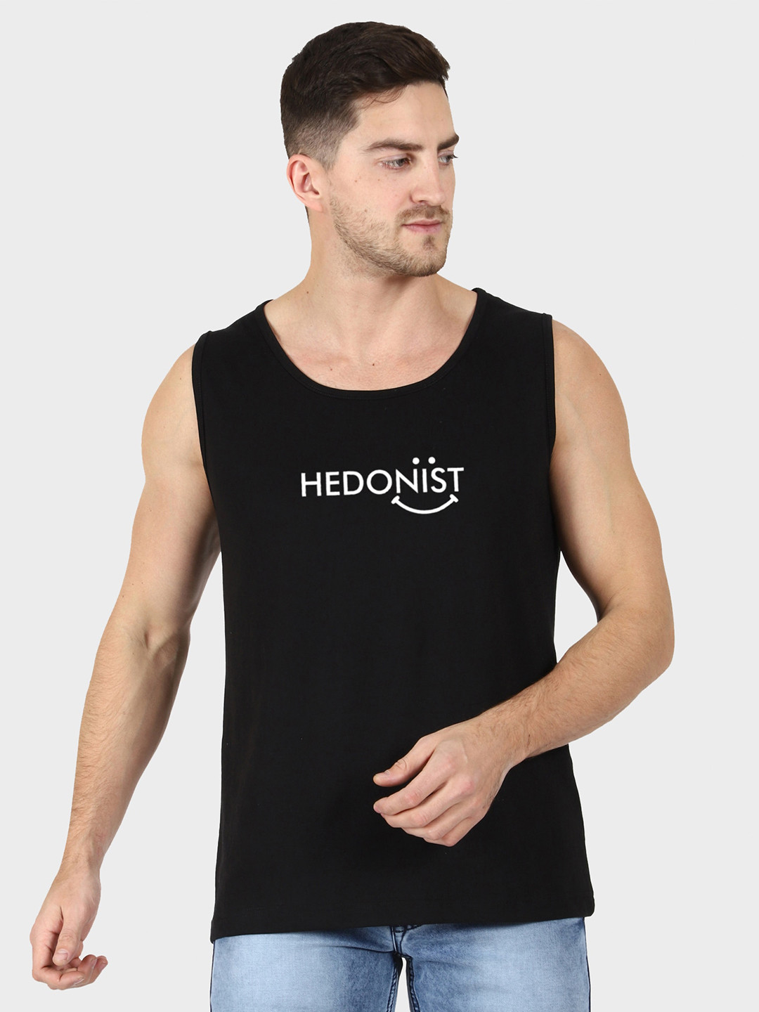 

T-SHIRT TRUCK Typography Printed Cotton T-shirt, Black