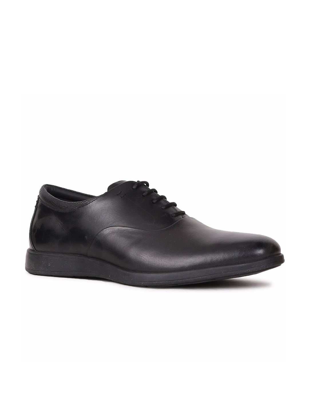 

Hush Puppies Men James Leather Formal Oxfords, Black