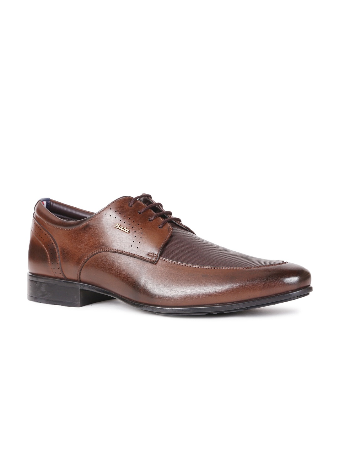 

Bata Men Hagrid Textured Formal Derbys, Brown