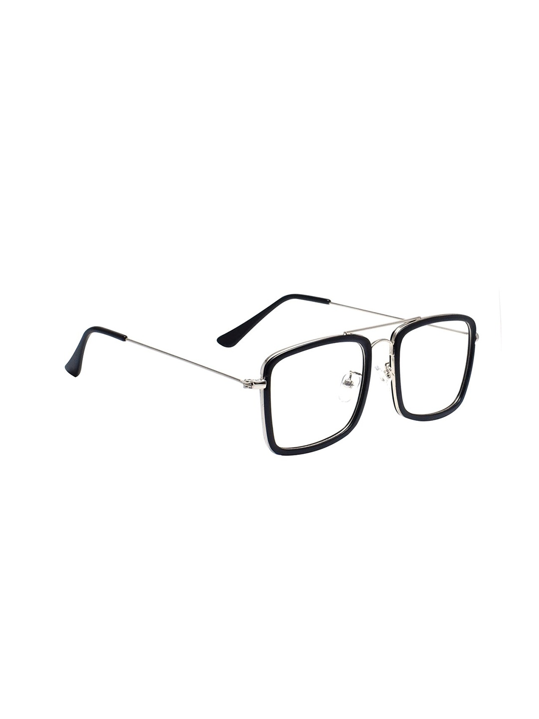 

Peter Jones Eyewear Full Rim Anti Glare Square Frame N16006S, Black