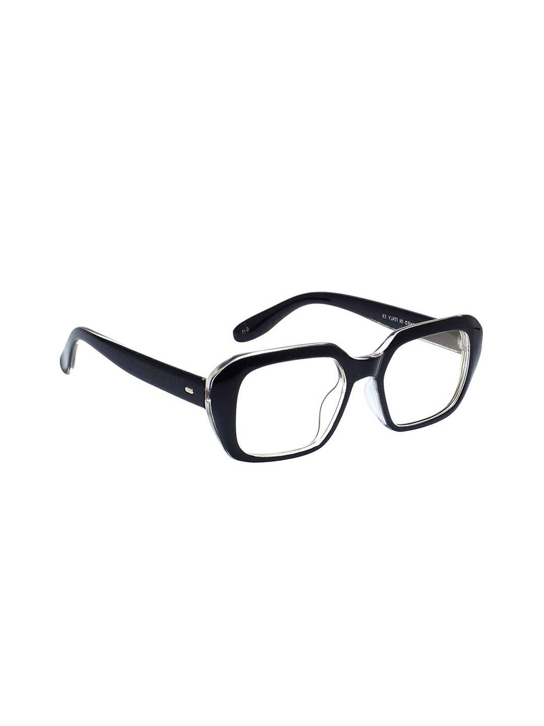 

Peter Jones Eyewear Full Rim Anti Glare Square Frame W163BT, Black