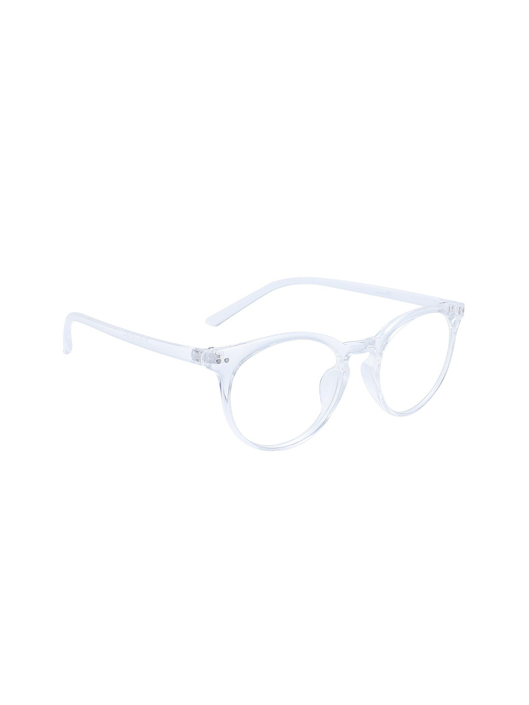 

Peter Jones Eyewear Full Rim Anti Glare Round Frame N2283W, Transparent