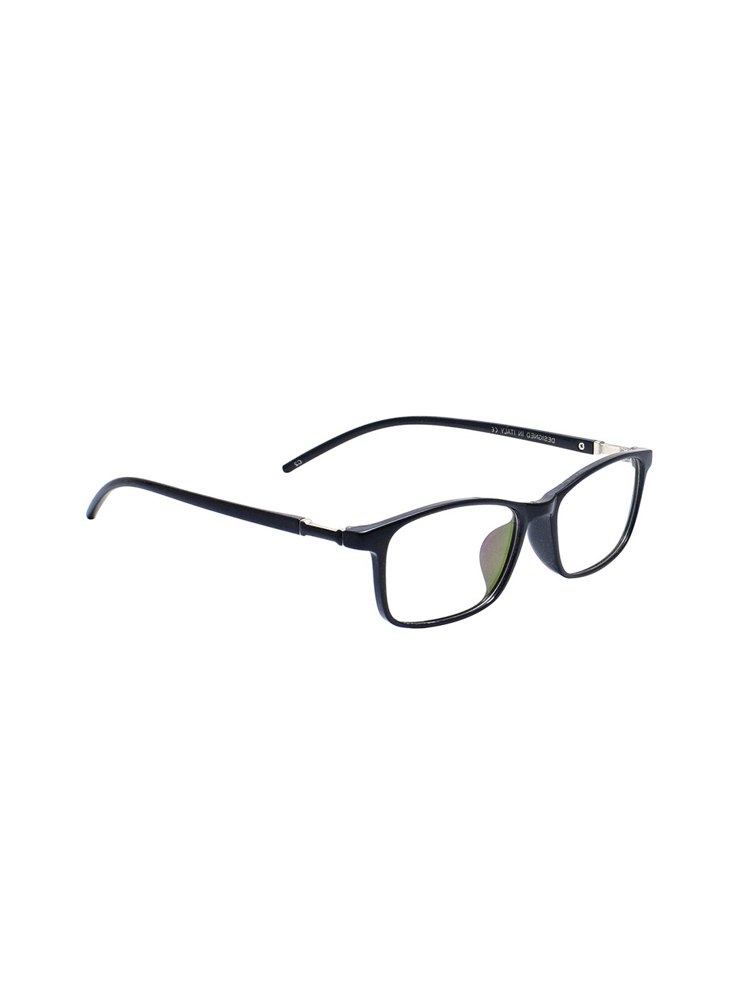 

Peter Jones Eyewear Full Rim Anti Glare Rectangle Frame L1801B, Black