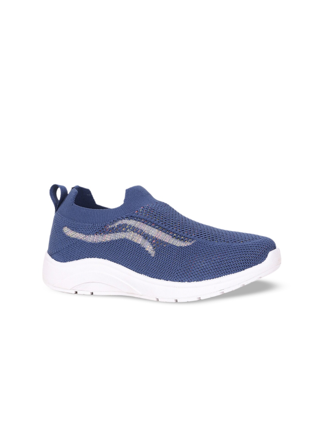 

Bata Women Woven Design Slip-On Sneakers, Blue