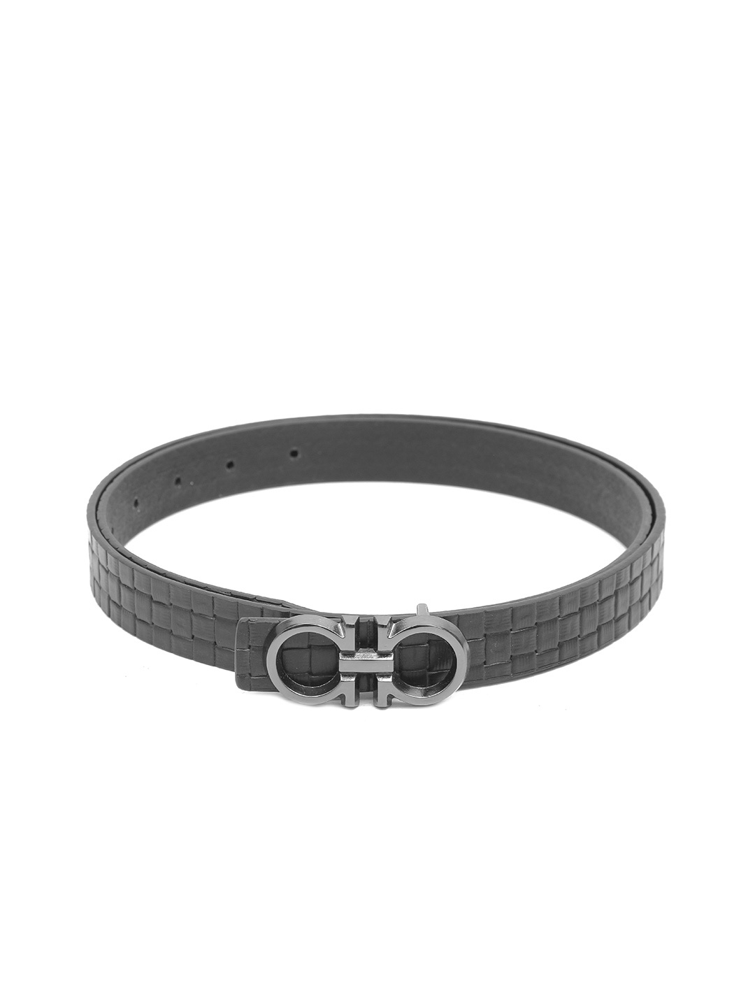 

Calvadoss Girls Textured Genuine Leather Belt, Black