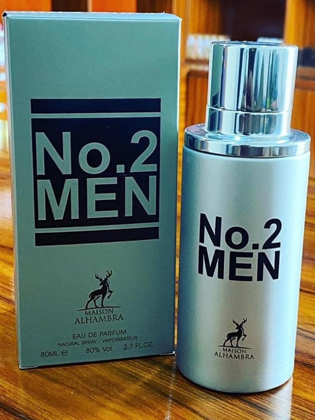 

Lattafa Men Maison Alhambra No 2 Eau De Parfum 80ml, Transparent