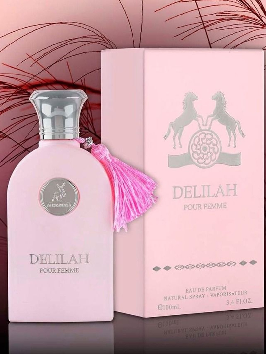 

Lattafa Women Delilah Pour Femme Eau De Parfum - 100 ml, Pink
