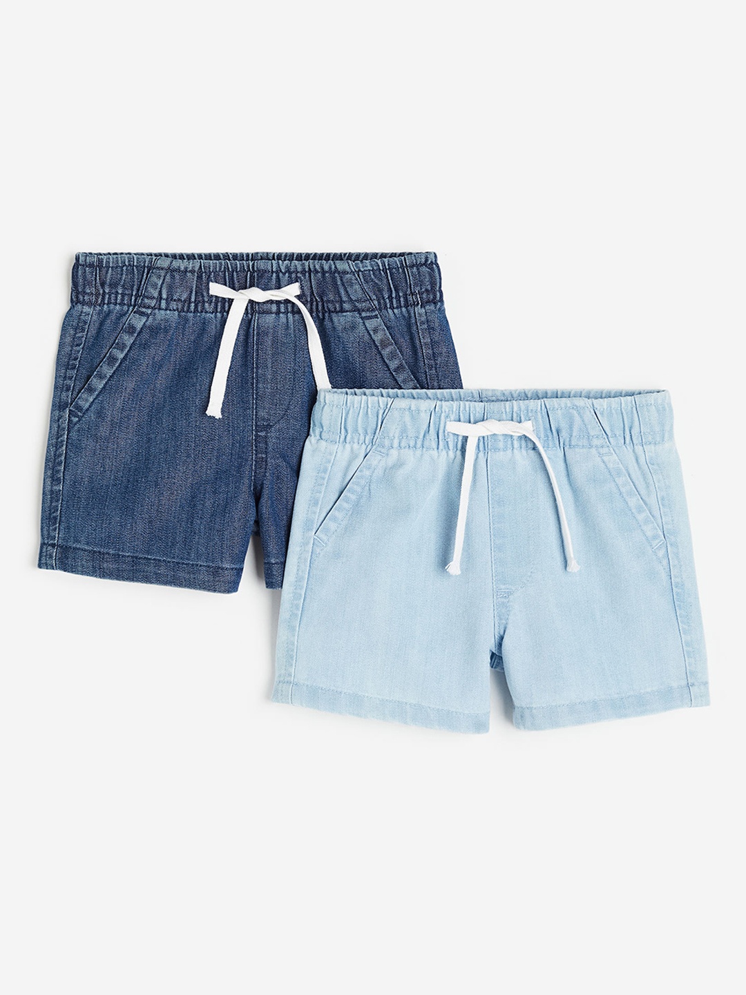 

H&M Boys 2-Pack Denim Shorts, Blue