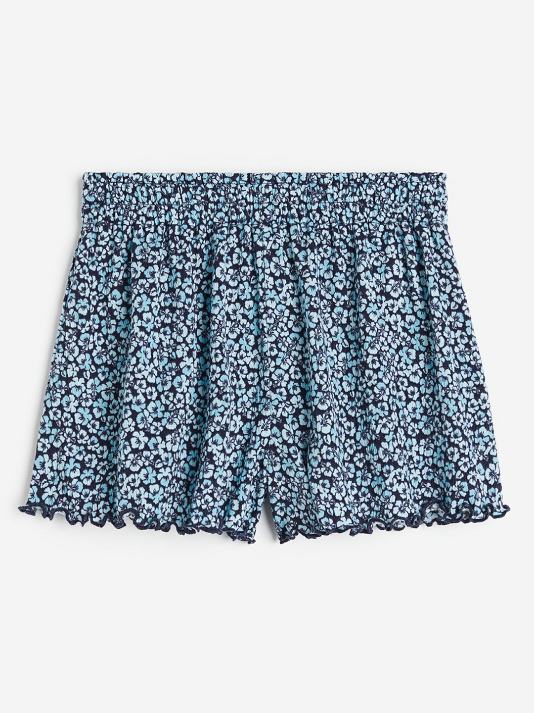 

H&M Girls Paper Bag Shorts, Blue