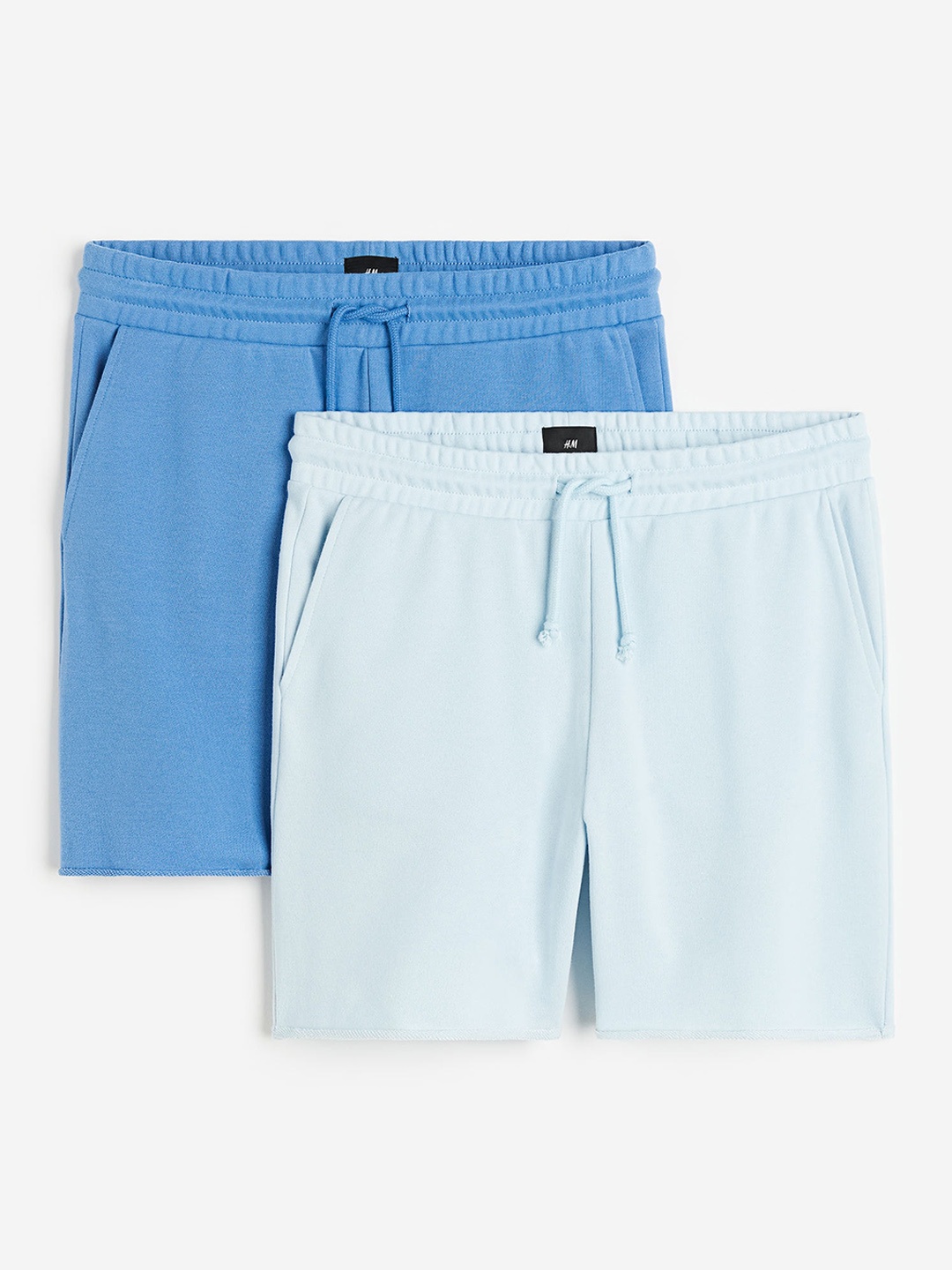 

H&M Men 2-Pack Regular Fit Sweatshorts, Blue