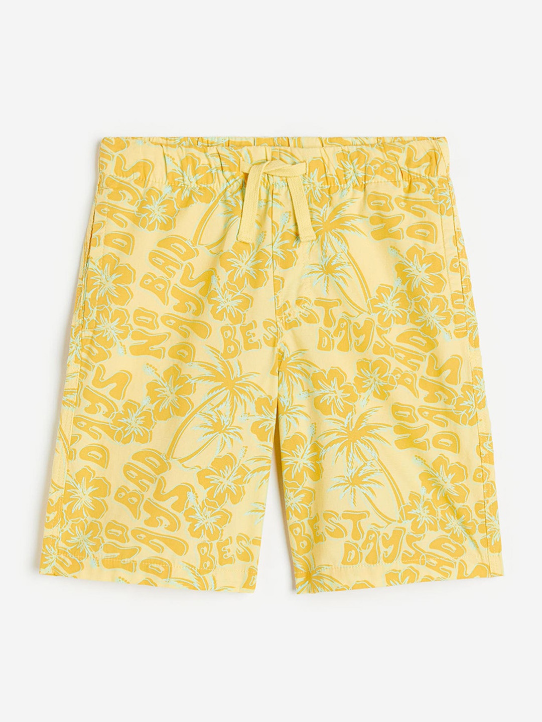 

H&M Boys Cotton Pull-On Shorts, Yellow