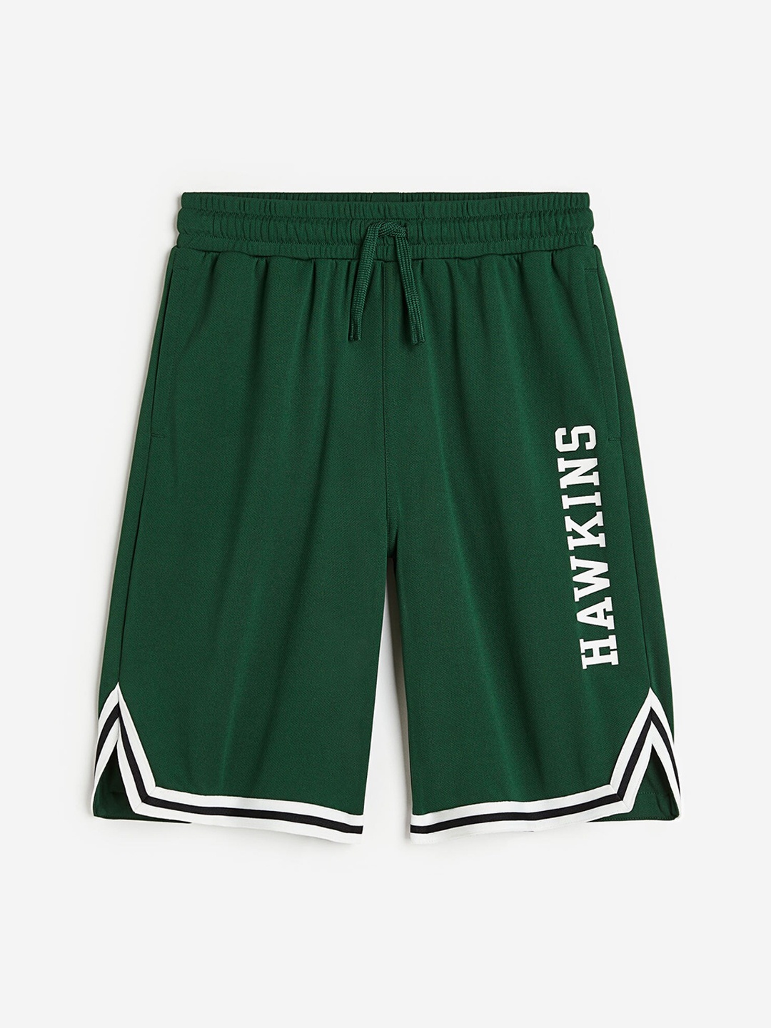 

H&M Boys Printed Basketball Shorts, Green