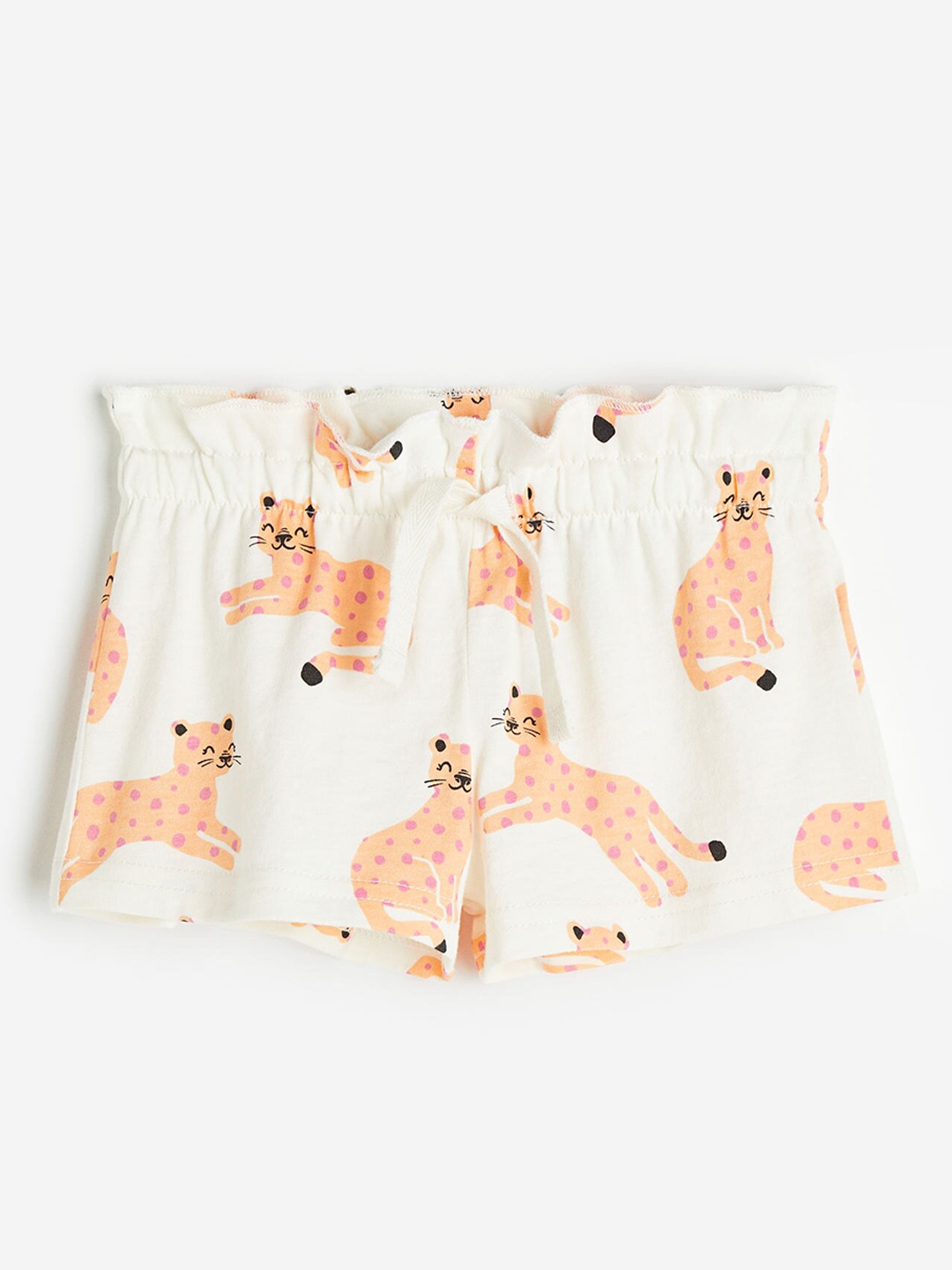 

H&M Girls Terry Shorts, White