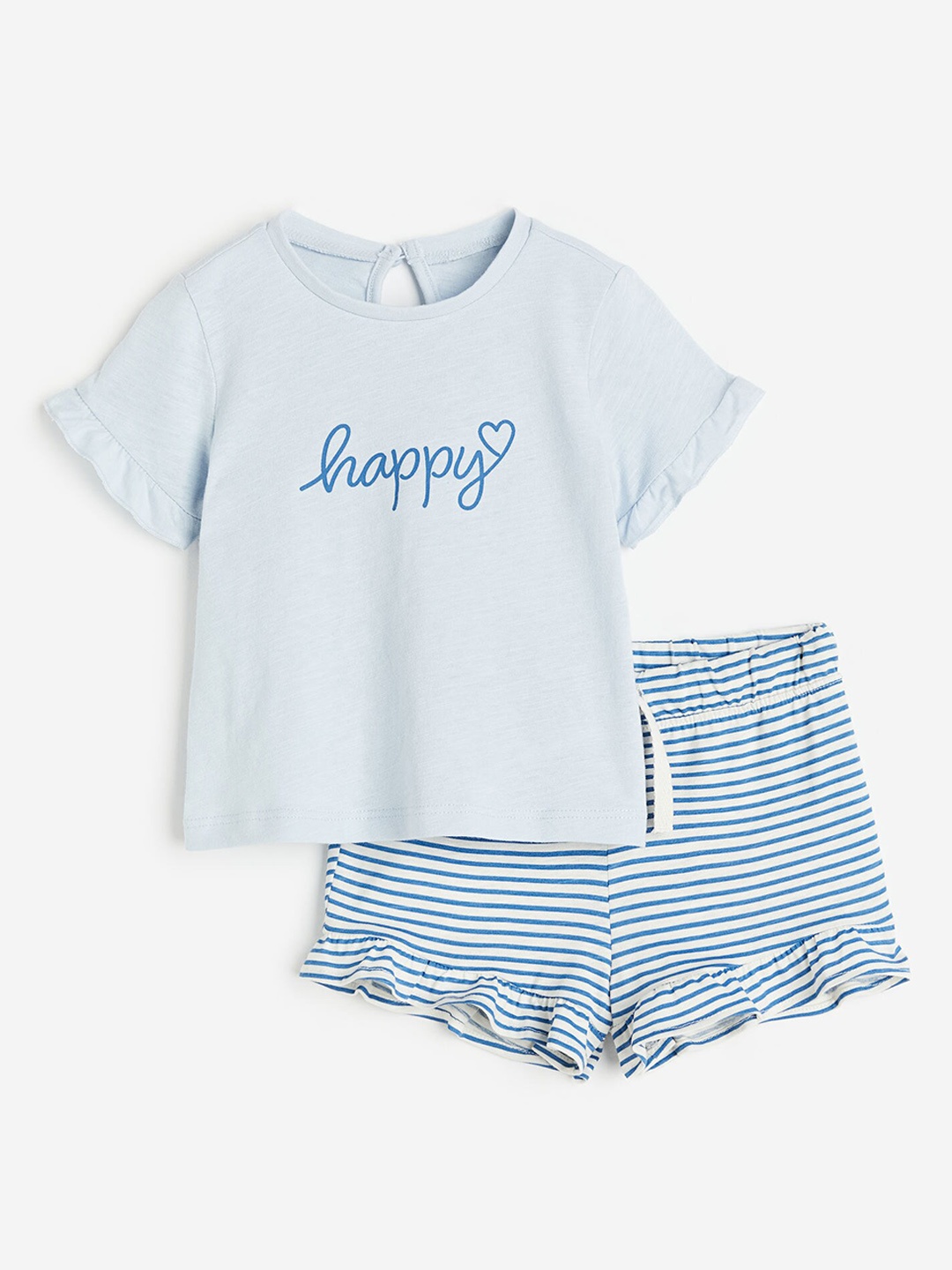 

H&M Girls 2-Piece Cotton Jersey Set, Blue